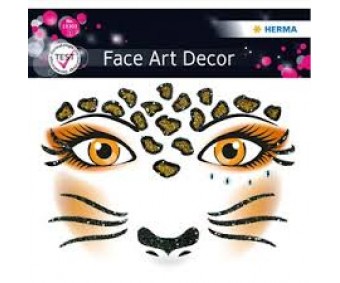 Näokleebis Herma Face Art Decor - leopard 